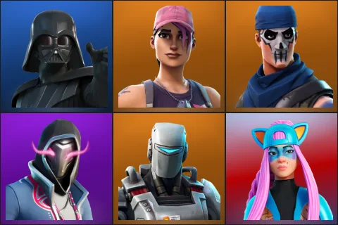 Darth Vader, Rose Team Leader, Warpaint, Xander, A.I.M., Alli