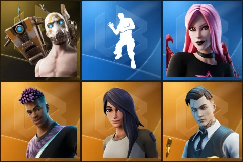 Psycho Bandit, Laugh It Up, Haze, Fade, Gear Specialist Maya, Midas