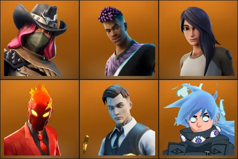 Calamity, Fade, Gear Specialist Maya, Inferno, Midas, Nezumi