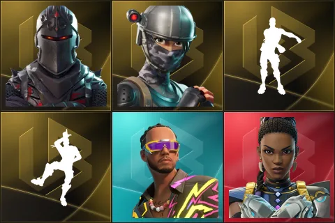 Black Knight, Elite Agent, Floss, Take The L, Lewis Hamilton, Shuri