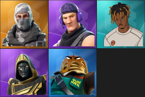 Havoc, Sub Commander, Slayer Juice WRLD, Blitz Knight, Major Mancake