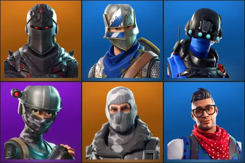Black Knight, Blue Squire, Carbon Commando, Elite Agent, Havoc, Prodigy