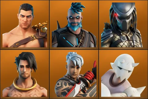 Menace, Omegarok, Predator, Raz, Ronin, Snap