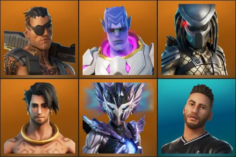 Joey, Kymera, Predator, Raz, Spire Assassin, Neymar Jr