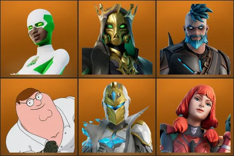 Backlash, Hades, Omegarok, Peter Griffin, Spectra Knight, The Imagined