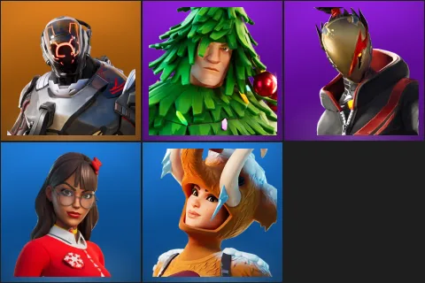 The Scientist, Lt. Evergreen, Red Strike, Krisabelle, Wooly Warrior
