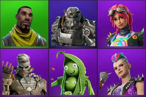 Scout, T-60 Power Armor, Brite Raider, Megalo Don, Peabody, Ringmaster Scarr