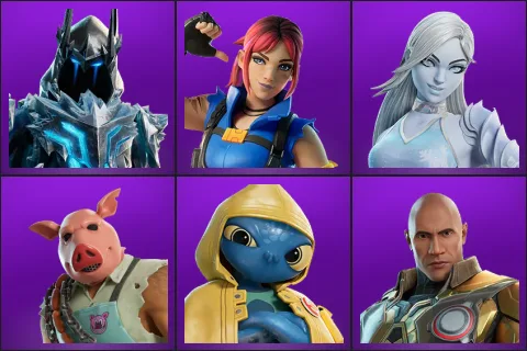 Exalted Ice King, Explorer Emilie, Lady Windfrost, Pig the Butcher, Squibbly, The Foundation (Reforged)