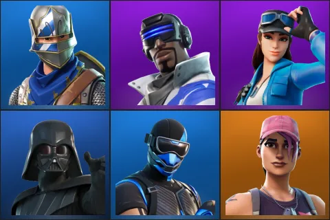 Blue Squire, Blue Striker, Cloud Striker, Darth Vader, Fixer, Rose Team Leader