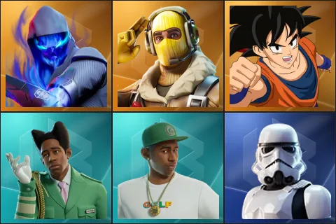 Fusion, Raptor, Son Goku, CHROMAKOPIAN, Tyler, The Creator, Imperial Stormtrooper