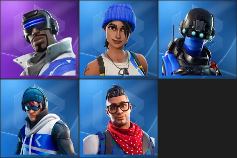 Blue Striker, Blue Team Leader, Carbon Commando, Point Patroller, Prodigy