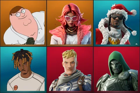 Peter Griffin, Valeria, Santa Dogg, Slayer Juice WRLD, Captain Jones, Doom