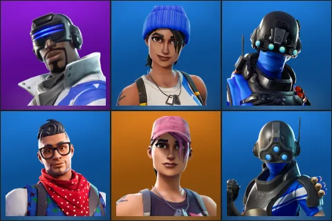 Blue Striker, Blue Team Leader, Carbon Commando, Prodigy, Rose Team Leader, Trilogy