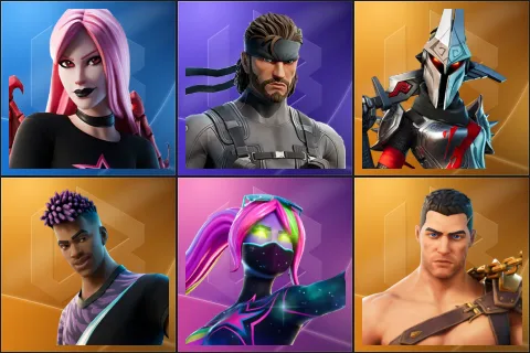 Haze, Solid Snake, Eternal Knight, Fade, Galaxia, Menace