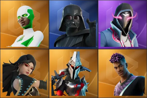 Backlash, Darth Vader, Xander, Era, Eternal Knight, Fade
