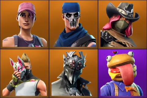 Rose Team Leader, Warpaint, Calamity, Drift, Spider Knight, Beef Boss