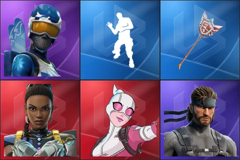 Mogul Master, Laugh It Up, The Axe of Champions 2.0, Shuri, Gwenpool, Solid Snake