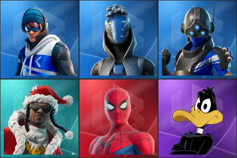 Point Patroller, Sultura, Trilogy, Santa Dogg, Spider-Man (Brand New Day), Daffy Duck