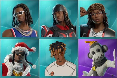 Playboi Carti, King Vamp Carti, Lil Tecca, Santa Dogg, Slayer Juice WRLD, GHOST Monks