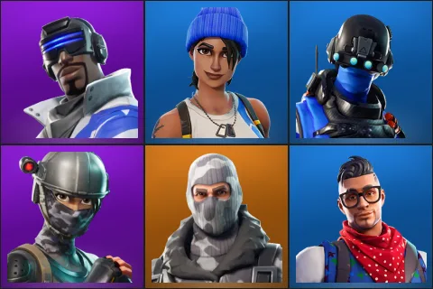 Blue Striker, Blue Team Leader, Carbon Commando, Elite Agent, Havoc, Prodigy