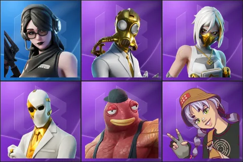 Jawbreaker, Chaos Double Agent, Double Agent Hush, Double Agent Wildcard, Fish Thicc, Mae