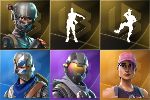 Elite Agent, Floss, Take The L, Blue Squire, Rogue Agent, Rose Team Leader