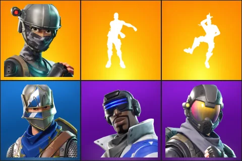 Elite Agent, Floss, Take The L, Blue Squire, Blue Striker, Rogue Agent