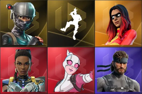 Elite Agent, Take The L, Joltara, Shuri, Gwenpool, Solid Snake