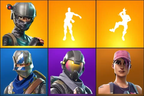 Elite Agent, Floss, Take The L, Blue Squire, Rogue Agent, Rose Team Leader