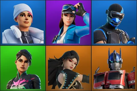 Blizzard Bomber, Cloud Striker, Fixer, Trinity Trooper, Era, Optimus Prime