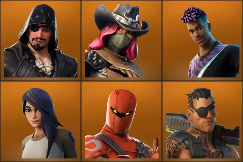 Blackheart, Calamity, Fade, Gear Specialist Maya, Hybrid, Joey