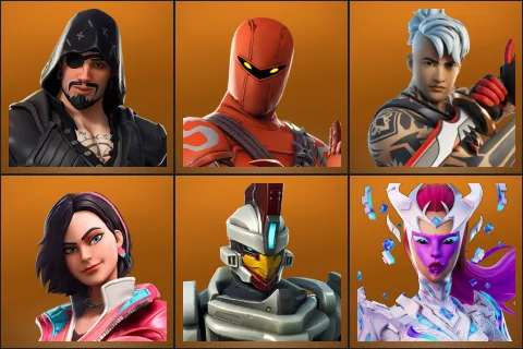 Blackheart, Hybrid, Ronin, Rox, Sentinel, The Cube Queen