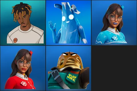 Slayer Juice WRLD, Polar Peely, Blizzabelle, Krisabelle, Major Mancake