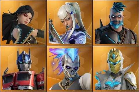 Era, Mizuki, Omegarok, Optimus Prime, Renzo the Destroyer, Spectra Knight
