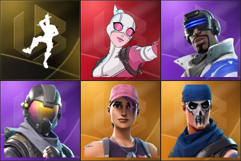 Take The L, Gwenpool, Blue Striker, Rogue Agent, Rose Team Leader, Warpaint