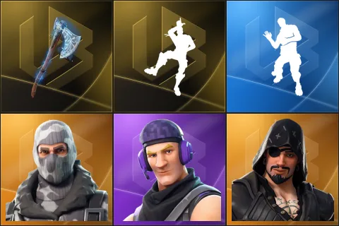 Leviathan Axe, Take The L, Laugh It Up, Havoc, Sub Commander, Blackheart