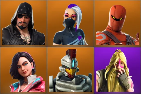 Blackheart, Catalyst, Hybrid, Rox, Sentinel, Bunker Jonesy