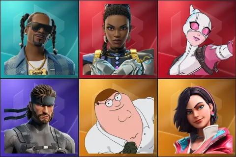 Snoop Dogg, Shuri, Gwenpool, Solid Snake, Peter Griffin, Rox