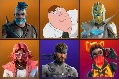 Omegarok, Peter Griffin, Spectra Knight, Valeria, Solid Snake, Tectonic Komplex