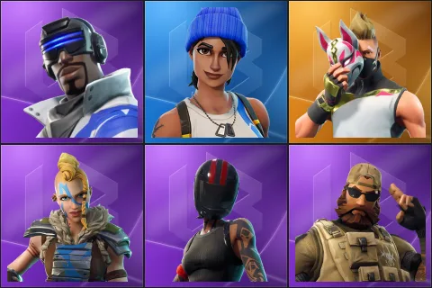 Blue Striker, Blue Team Leader, Drift, Huntress, Redline, Sledgehammer