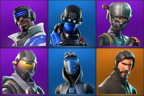 Blue Striker, Carbon Commando, Elite Agent, Rogue Agent, Sultura, The Reaper