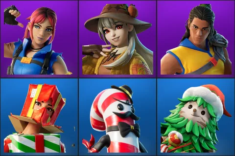 Explorer Emilie, Lexa Hexbringer, Trailblazer Tai, Holiday Boxy, Mr. Dappermint, Winterfest Bushranger