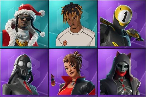 Santa Dogg, Slayer Juice WRLD, 1-Ball, Chaos Director, Dynamo TNTina, Felina