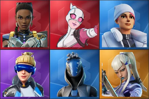 Shuri, Gwenpool, Blizzard Bomber, Neo Versa, Sultura, Mizuki