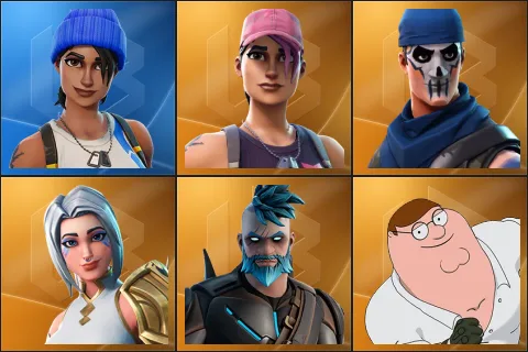Blue Team Leader, Rose Team Leader, Warpaint, Ark, Omegarok, Peter Griffin