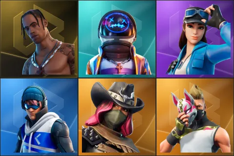 Travis Scott, Astro Jack, Cloud Striker, Point Patroller, Calamity, Drift