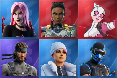 Haze, Shuri, Gwenpool, Solid Snake, Blizzard Bomber, Fixer