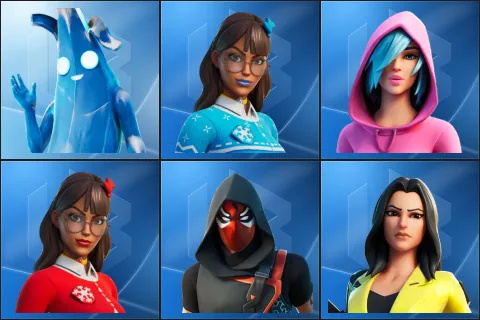 Polar Peely, Blizzabelle, Iris, Krisabelle, Seeker, Yellowjacket
