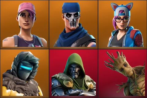 Rose Team Leader, Warpaint, Lynx, Zenith, Doctor Doom, Groot