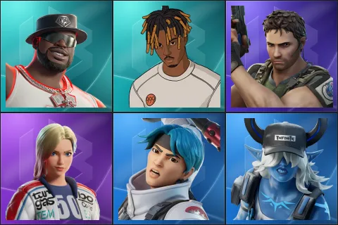 Shaq (DJ Diesel), Slayer Juice WRLD, Chris Redfield, Dueling Dragons Jackie, Jun-Hwan, Underworld Desdemona